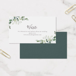 MARIAGE BUDGET Site Web Eucalyptus Carte de boîtie