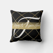 Mariage cadeau juste marié coussin coques (Verso)