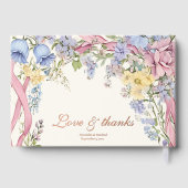 Mariage cadre floral vintage (Verso)