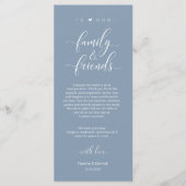 Mariage Cadre Merci Carte Classique Moderne (Devant)