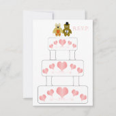 Mariage Cake Design Wedding RSVP (Devant)