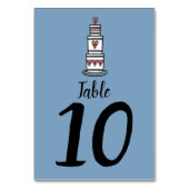 Mariage Cake Illustration Mariage Numéro de table (Dos)