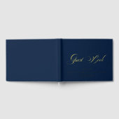 Mariage Calligraphié Or Bleu Nuit Classique (Complet)