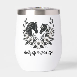 Mariage campagnard-Chevaux et fleurs