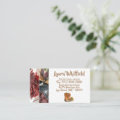 Mariage campagnard d'été carte de visite Rustic Wa (Debout devant)