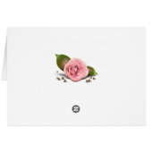 mariage campagnard français rose rose blanc (Dos Horizontal)