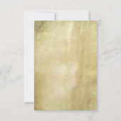 mariage campagnard occidental RSVP (Dos)