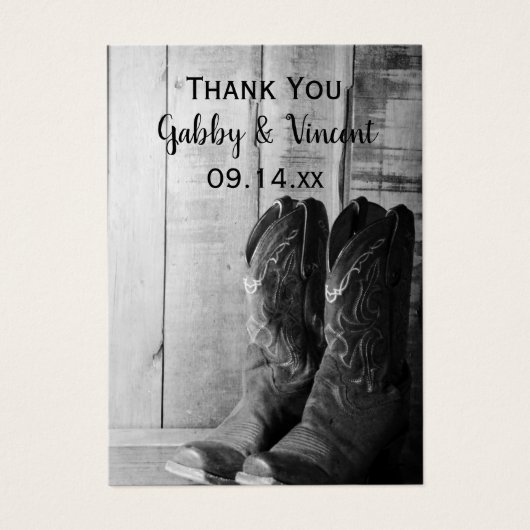 Mariage campagnard Rustic Cowboy Boots Favoriser T (Devant)