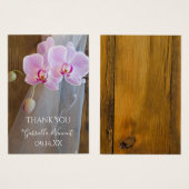 Mariage campagnard rustique d'élégance orchidée Fa (Devant & derrière)