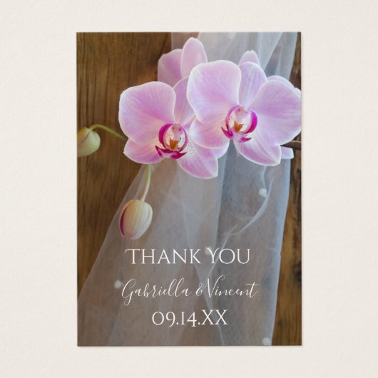 Mariage campagnard rustique d'élégance orchidée Fa (Devant)