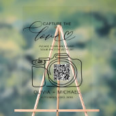 Mariage Capture L'Amour QR Code Photo Partager (Neutre)