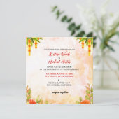 Mariage Card Water Color Invitation (Debout devant)