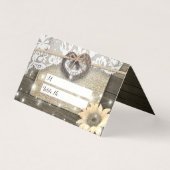 Mariage cardiaque en fer à cheval en couple Numéro (Front)