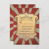 mariage carnaval RSVP (Devant / Derrière)