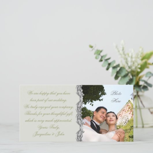 MARIAGE ~ CARTE PHOTO (Debout devant)