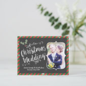 MARIAGE Carte postale Chalk Carte photo (Debout devant)