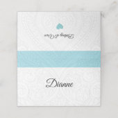 Mariage - Cartes de siège (Extérieur déplié)