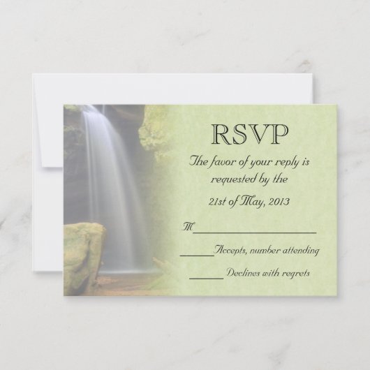 Mariage cascade RSVP (Devant)