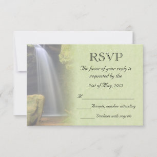Mariage cascade RSVP
