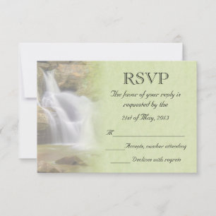 Mariage cascade RSVP