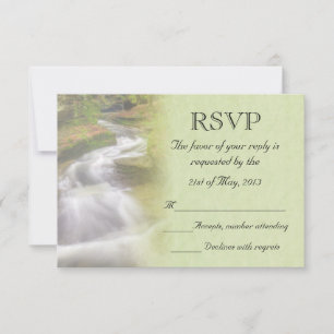 Mariage cascade RSVP
