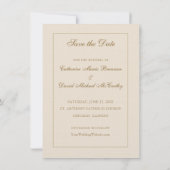 Mariage Catholique Cana Save the Date (Dos)