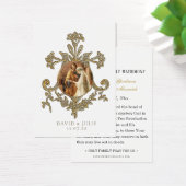 Mariage catholique Carte Sainte traditionnelle (Bureau)