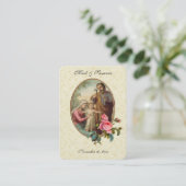 Mariage catholique Favoriser la carte de la Sainte (Debout devant)