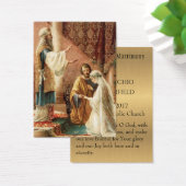 Mariage catholique Favoriser la mariée Carte Saint (Bureau)