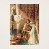 Mariage catholique Favoriser la mariée Carte Saint (Devant)