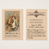 Mariage catholique Favoriser Mariage Mariée Groom (Devant & derrière)