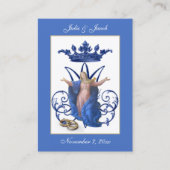 Mariage catholique marié Favoriser la Carte Sainte (Devant)