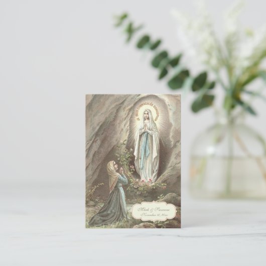 Mariage catholique traditionnel Favoriser la Carte (Debout devant)