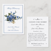 Mariage catholique traditionnel Favoriser la Carte (Devant / Derrière)