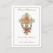 Mariage catholique traditionnel Favoriser la Carte (Devant)