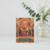 Mariage catholique traditionnel pour la carte sain (Debout devant)