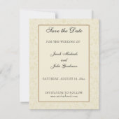 Mariage Catholique Vintage  Faire-Part Religieux d (Dos)