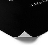 Mariage Celebration Modern Script Welcome Poster (Coin)