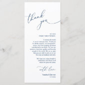 Mariage Celebration Place Setting Carte de remerci (Devant)