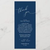 Mariage Celebration Place Setting Carte de remerci (Devant)