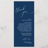 Mariage Celebration Place Setting Carte de remerci (Devant)