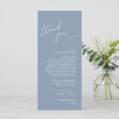 Mariage Celebration Place Setting Carte de remerci (Debout devant)