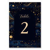 Mariage céleste Boho Numéro de table (Par défaut)