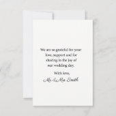 Mariage Celestial Elegant Noir & Or Merci (Dos)