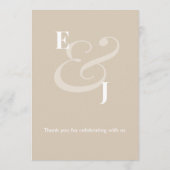 Mariage Champagne Ampersand | Numéro de table mode (Dos)