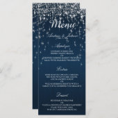 Mariage Charmant Sous le Charme des Stars - Menu (Devant / Derrière)