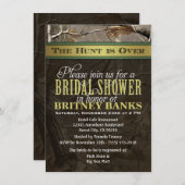 Mariage Chasse Camo Bridal Shower Invitations (Devant / Derrière)