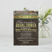 Mariage Chasse Camo Bridal Shower Invitations (Debout devant)