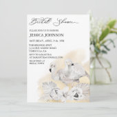 Mariage Chic Boho : Invitation Fête de Mariée Flam (Debout devant)