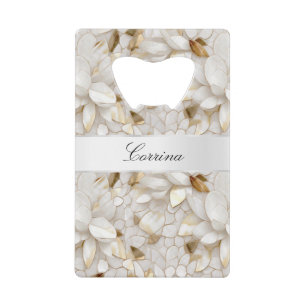 Mariage Chic Gold Glam White Lotus Flowers